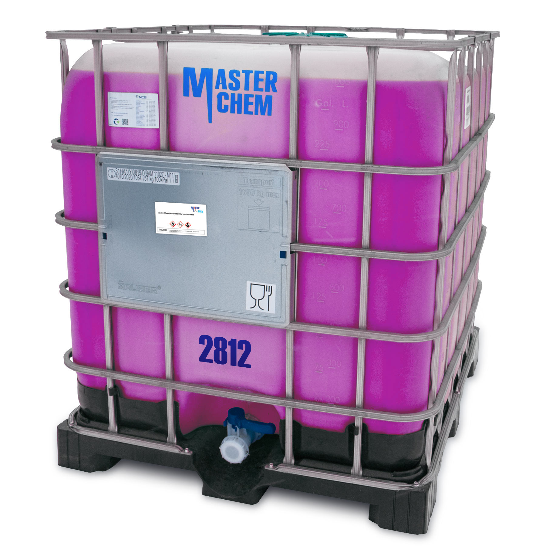 Suvine klaasipesuvedeliku kontsentraat MasterChem 1000L