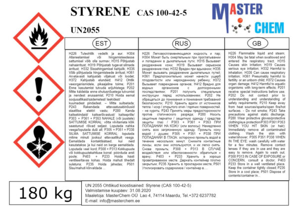 STYRENE CAS-100-42-5