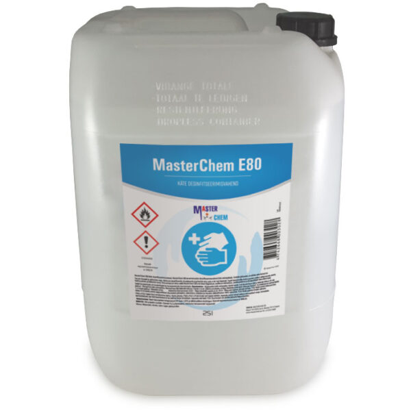 E80 disinfectant for HANDS 25l MasterChem