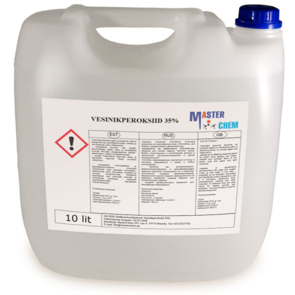 Vesinikperoksiid 50% (CAS 7722-84-1) 10l MaterChem