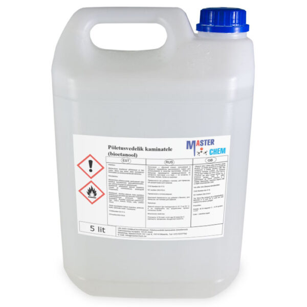 Põletusvedelik kaminatele (bioetanool) 5l MaterChem