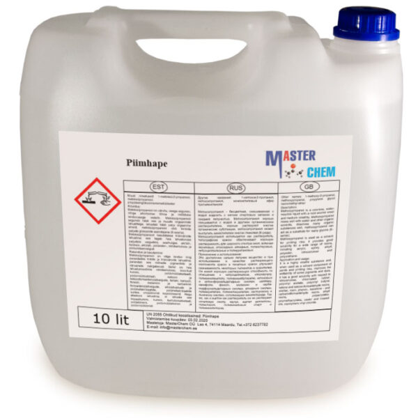 Молочная кислота 50% (CAS 598-82-3) 10l MaterChem