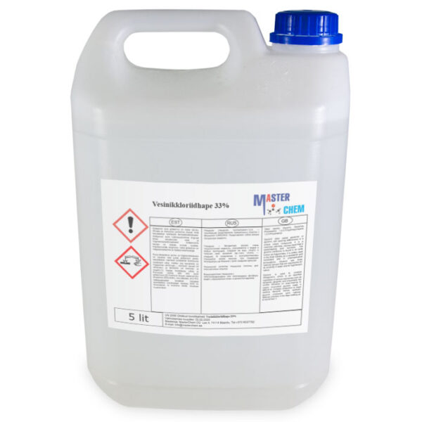 Hydrochloric Acid 33%, 37% 5l MaterChem