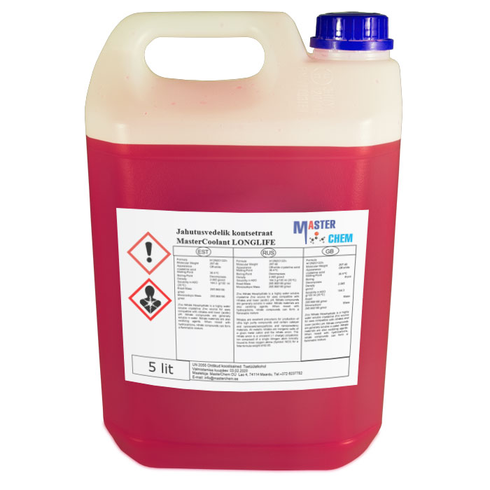 Antifreeze MasterCoolant LONGLIFE – concentrate