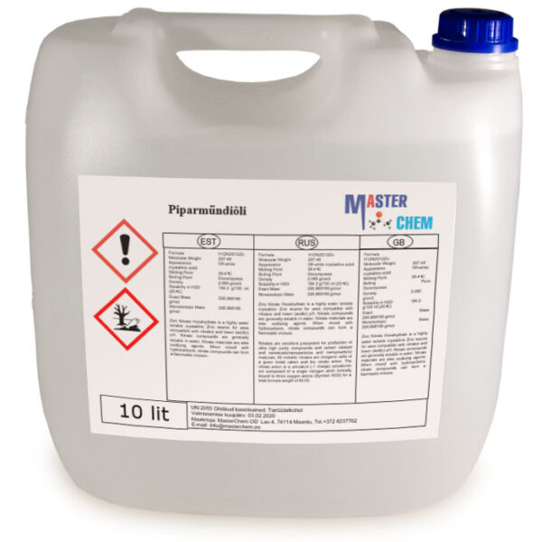 Peppermint oil (CAS 90063-97-1) 10l-MaterChem